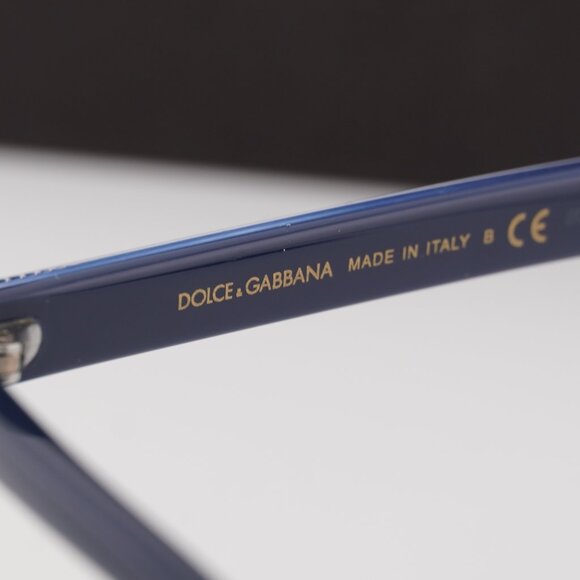 Dolce & Gabbana DG3337 3280 Rectangle Eyeglasses 55mm - Blue - Picture 8 of 9